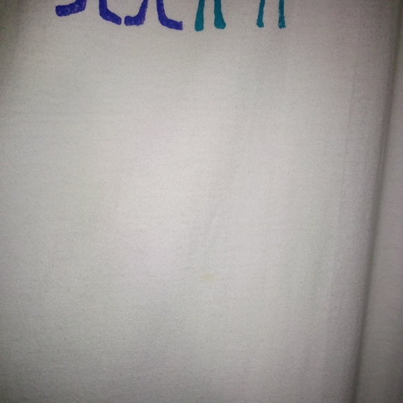 Vintage 90's Focus 2 Piece Dress Set White with Cat Theme Size L - Picture 14 of 15